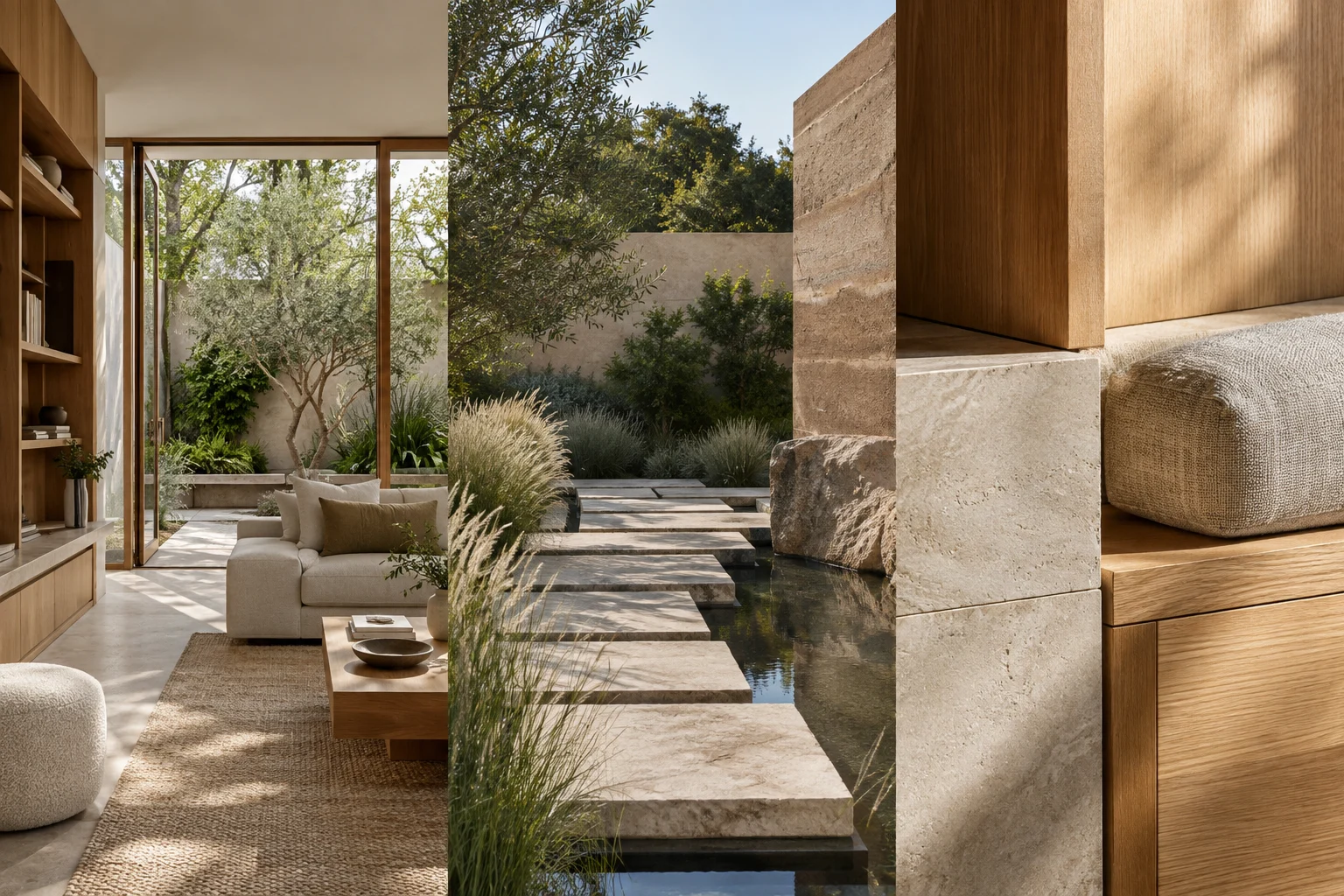 Texturas y detalles de Ladera Arquitectura
